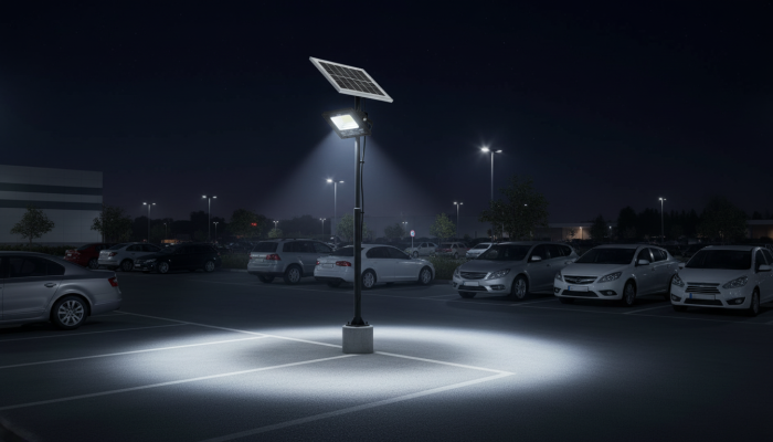 Set 4 x Proiector Solar Innova 100W , IP66 , Indicator Batarie , Telecomanda , 6500k , 3 Ani Garantie