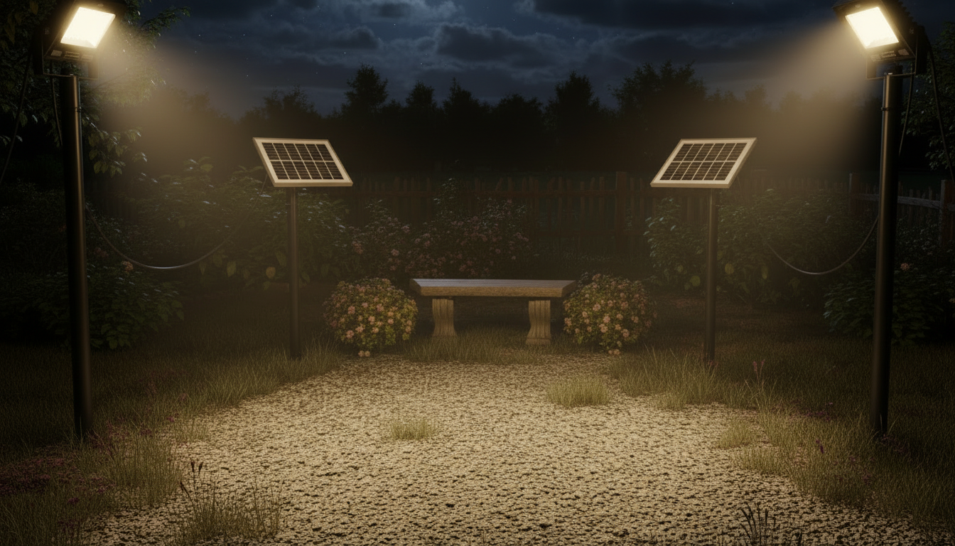 Set 4 x Proiector Solar Innova 100W , IP66 , Indicator Batarie , Telecomanda , 6500k , 3 Ani Garantie