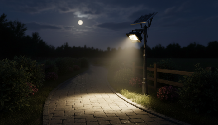 Set 4 x Proiector LED INNOVA 200W Cu Panou Solar si telecomanda, IP66 + Cadou Surpriza