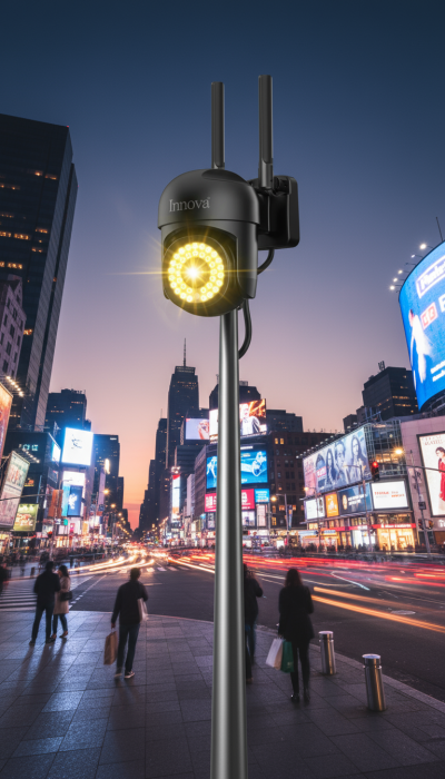 Pachet 4 x Cameră de Supraveghere INNOVA WIFI, 36 LED-uri, HD, IP66 + 4 Carduri Cadou