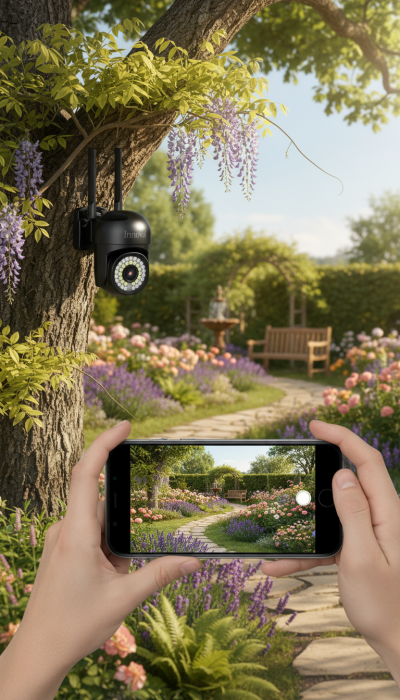 Pachet 4 x Cameră de Supraveghere INNOVA WIFI, 36 LED-uri, HD, IP66 + 4 Carduri Cadou