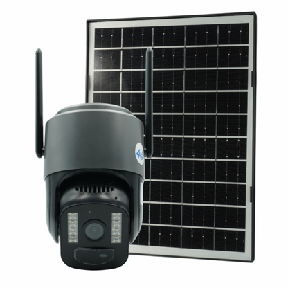 Cameră Supraveghere Solară INNOVA 4G TS1 + Card 32GB, ,3MP, PTZ 355°, Night Vision Color, Audio Bidirecțional, Alarmă, O-Kam Pro