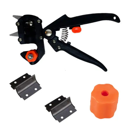 Clește profesional pentru altoit arbuști și flori – 3 lame reversibile U, V, Ω