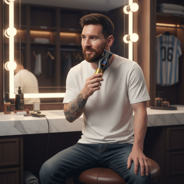 Mașină de Tuns Profesionala Reîncărcabilă Auriu V-921