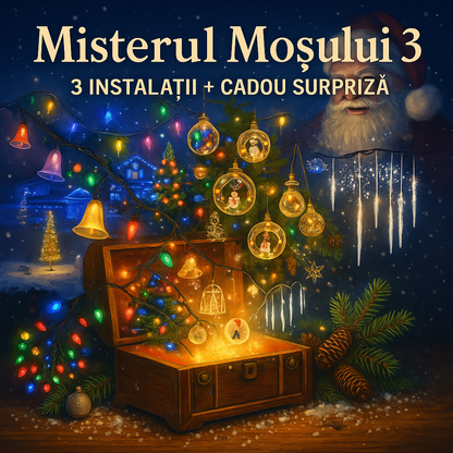 Black Friday - Pachet Misterul Mosului 3 Instalații Luminoase alese Special de Moș Crăciun pentru Tine + Cadou Surpriza