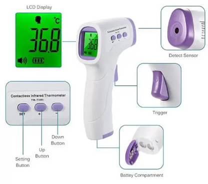 OFERTA Tensiometru de brat + Termometru noncontact + Pulsoximetru