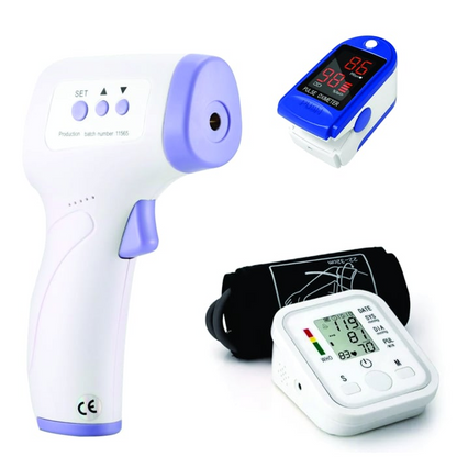 OFERTA Tensiometru de brat + Termometru noncontact + Pulsoximetru
