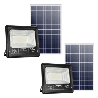 Pachet 2 x Proiector Solar Jortan 50W 