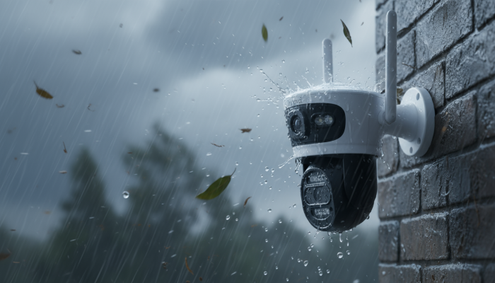 Black Friday - Camera Supraveghere Duală INNOVA X-TRAK, 6MP, WiFi/Lan , live pe telefon + Card Cadou