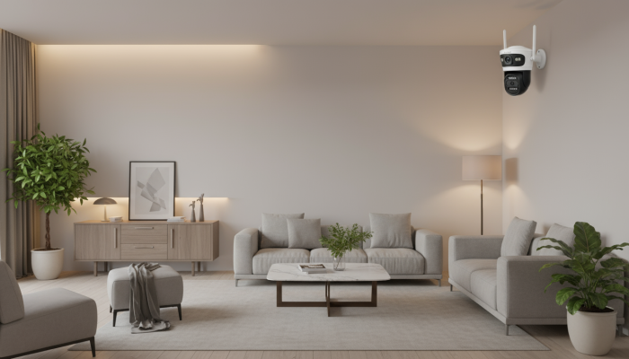 Black Friday - Pachet 2 x Camera Supraveghere Duală INNOVA X-TRAK, 6MP, WiFi/Lan , live pe telefon + 2 Carduri Cadou