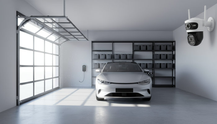 Black Friday - Camera Supraveghere Duală INNOVA X-TRAK, 6MP, WiFi/Lan , live pe telefon + Card Cadou