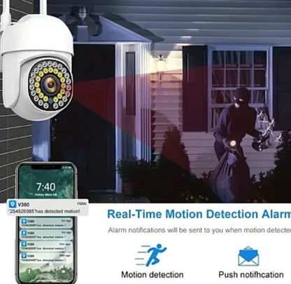 Pachet 3 x Cameră de Supraveghere Jortan WiFi HD cu Viziune Infraroșu și Protecție Avansată IP66