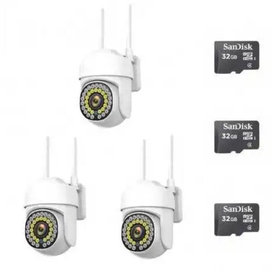 Pachet 3 x Cameră de Supraveghere Smart WIFI