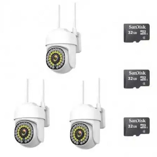Pachet 3 x Cameră de Supraveghere Smart WIFI