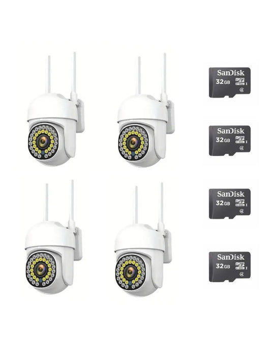 Pachet 4 x Cameră de Supraveghere Smart WIFI