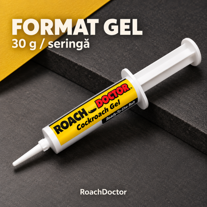 Set 1+1 GRATIS: Seringă cu Gel Insecticid Anti-Gândaci