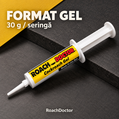 Set 1+1 GRATIS: Seringă cu Gel Insecticid Anti-Gândaci