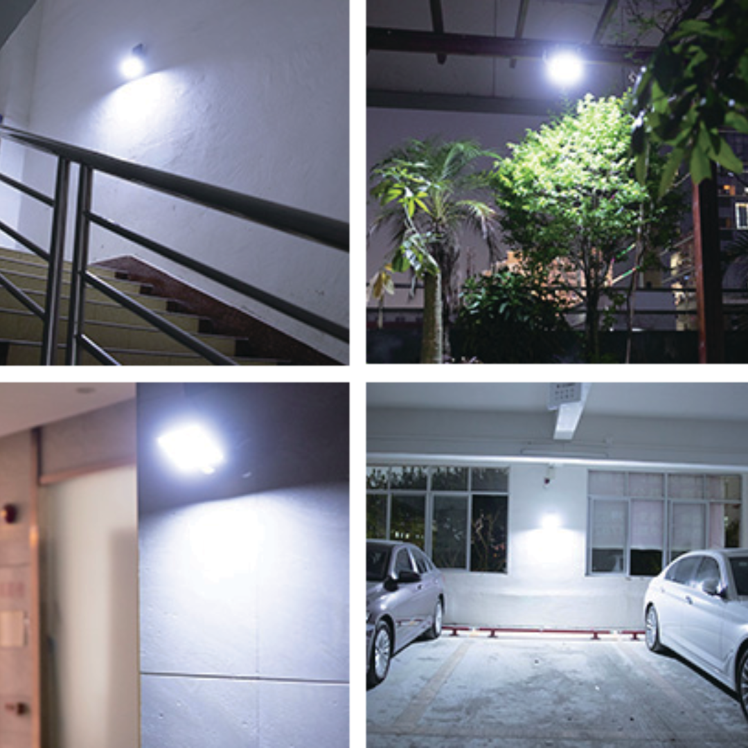 Set 4x Lampi Solare T9 INNOVA Smart Home, 160 LED COB, 8 Cadrane, Senzor Miscare, Panou Detașabil, IP66 + Telecomandă, Cadou + Garanție 3 Ani