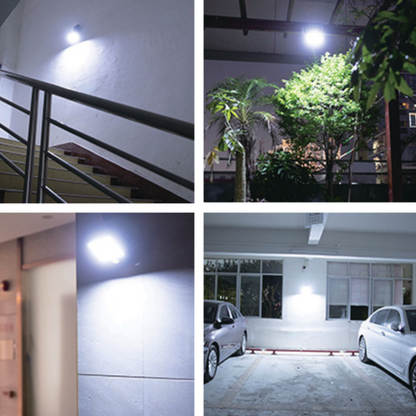 Set 4x Lampi Solare T9 INNOVA Smart Home, 160 LED COB, 8 Cadrane, Senzor Miscare, Panou Detașabil, IP66 + Telecomandă, Cadou + Garanție 3 Ani