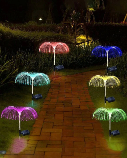 SET 2 x Lampa Solara Gradina Tip jellyFISH - RGB
