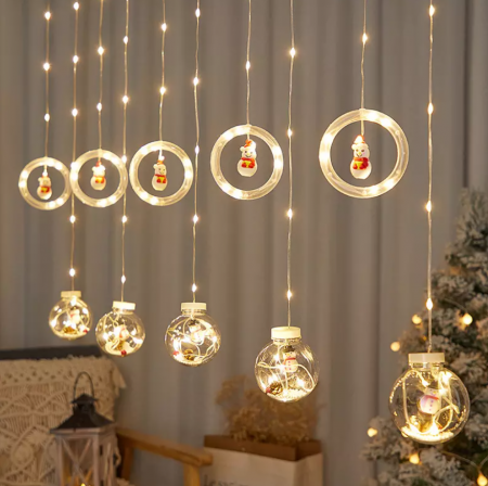 Set Misterul Mosului 3 Instalații Luminoase alese Special de Moș Crăciun pentru Tine + Cadou Surpriza